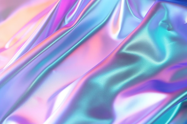 Colorful holographic foil background