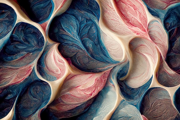 Colorful ice cream texture