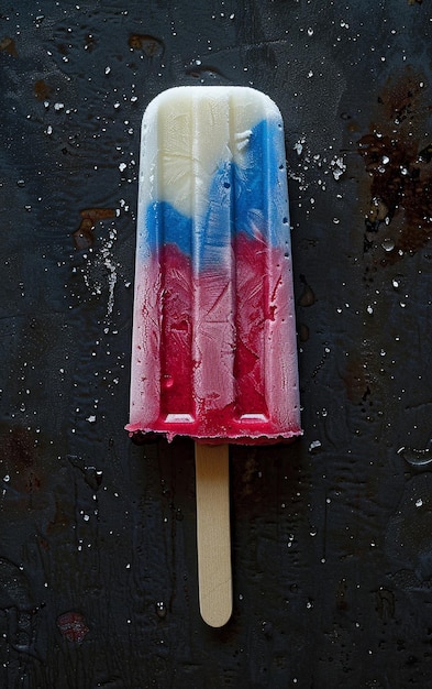 Photo a colorful icecream stick