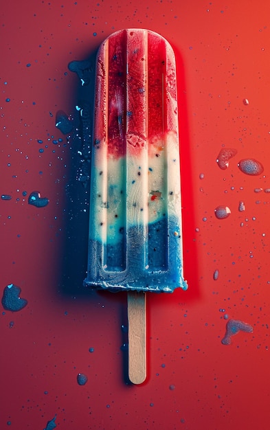 A colorful icecream stick