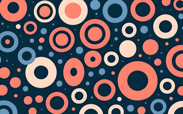 Photo a colorful illustration of a abstract pattern background poster