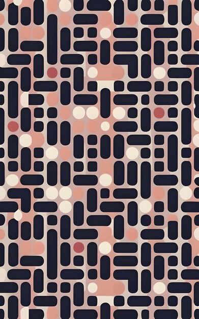 A colorful illustration of a abstract pattern background poster