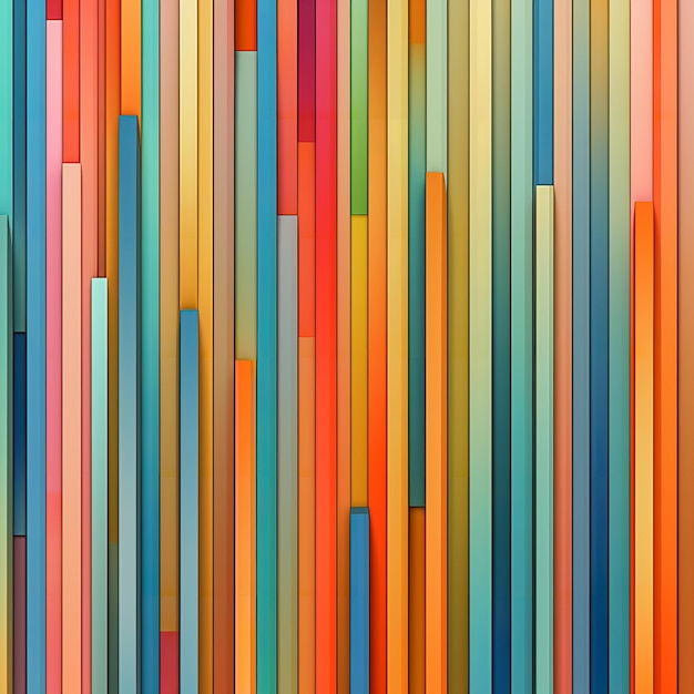 Colorful illustration of straight lines and shapes in abstract style Texture or background