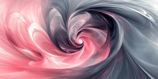 Photo a colorful image of a black and pink abstract background with a pink and black swirl