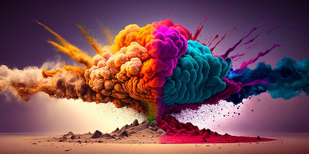 A colorful image of a cloud with the word cloud on it