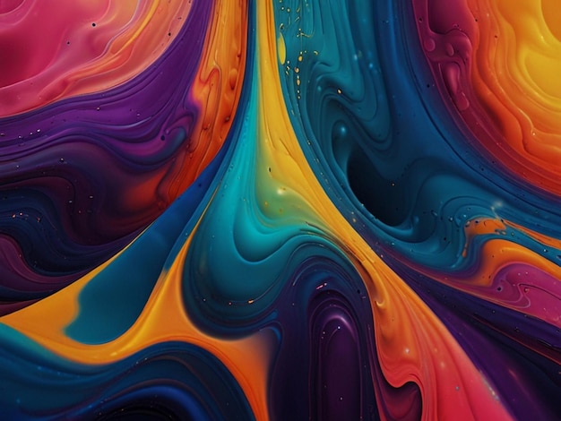 a colorful image of a colorful and colorful liquid