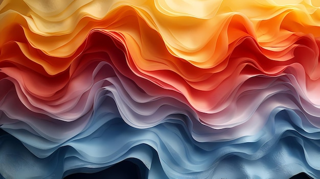 a colorful image of a colorful wave with the colors of the rainbow