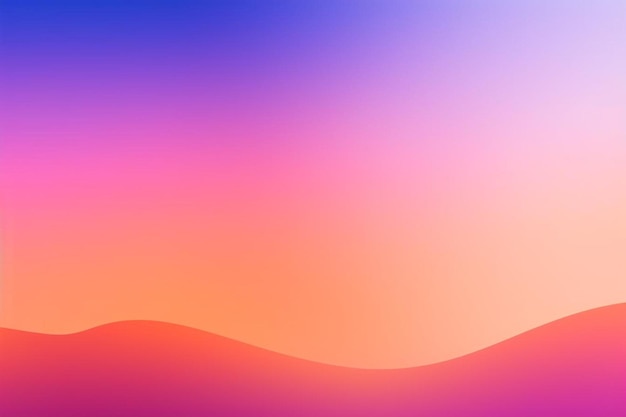 Photo a colorful image of a mountain range with a pink and purple background