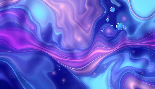 a colorful image of the purple and pink liquid