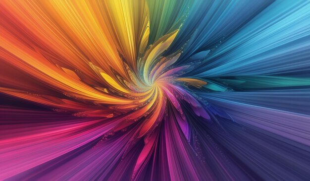 a colorful image of a rainbow colored background with multicolored lines