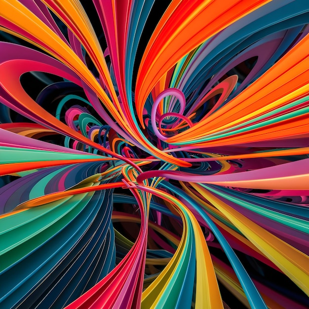 a colorful image of a rainbow colored background