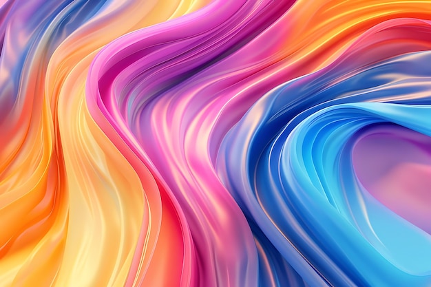 a colorful image of a rainbow colored wave with the word  colors