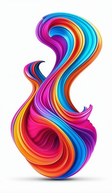 a colorful image of a rainbow colored wave