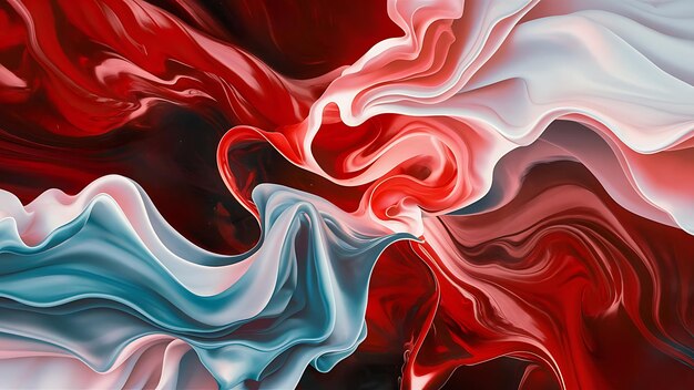 a colorful image of a red and blue striped background