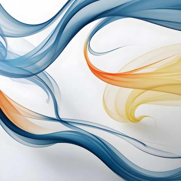 a colorful image of a wave with the blue and orange colors