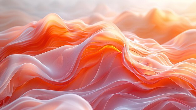 a colorful image of a wave with the colors orange and yellow