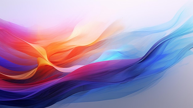 a colorful image of a wave with the colors of the rainbow