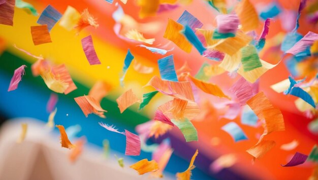 a colorful kite is being blown out in the air