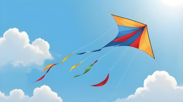 a colorful kite with the word rainbow on it