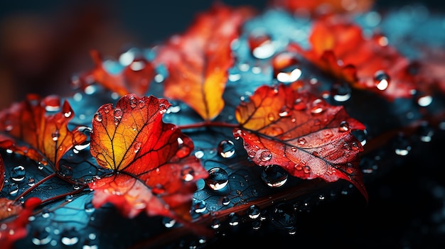 colorful leaves hd