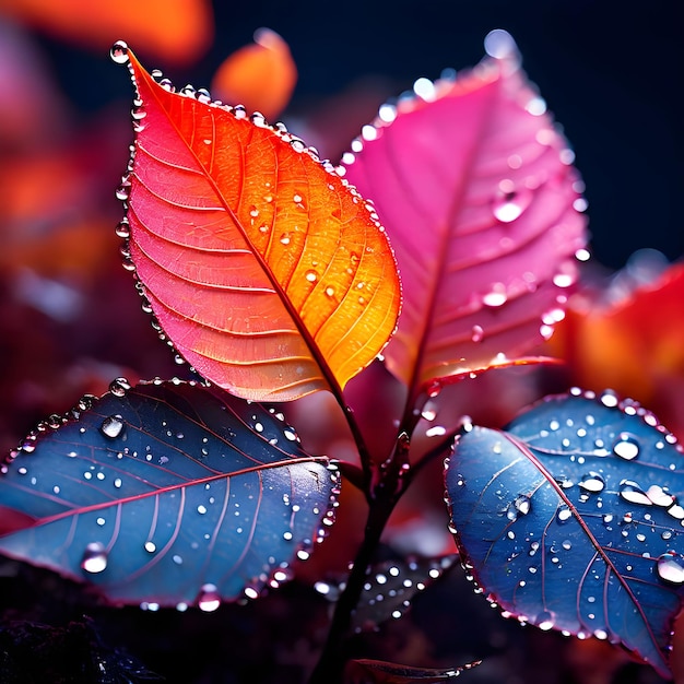 Colorful Leaves of Trees