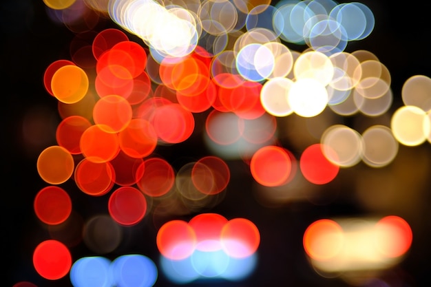 colorful lighting bokeh background