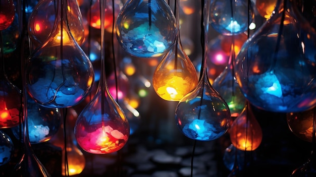 colorful lights