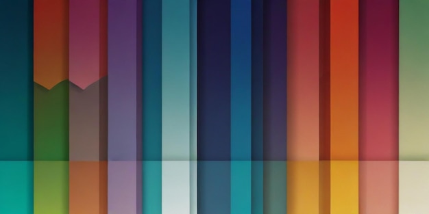 a colorful line is shown with different colors