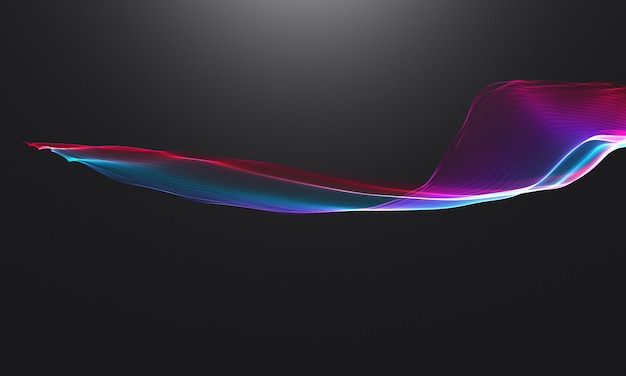 Colorful Line and Wave Background Geometric Banner Flyer Template Wallpaper Texture