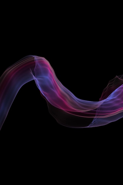 Colorful Line and Wave Background with Light Banner Flyer Template Wallpaper