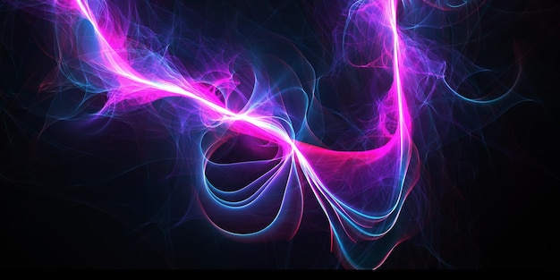 Colorful Line and Waves Background Banner Template Flyer Wallpaper