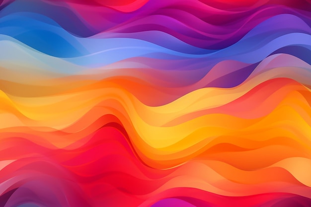 Colorful lines of different colors are created in the series by colorful.