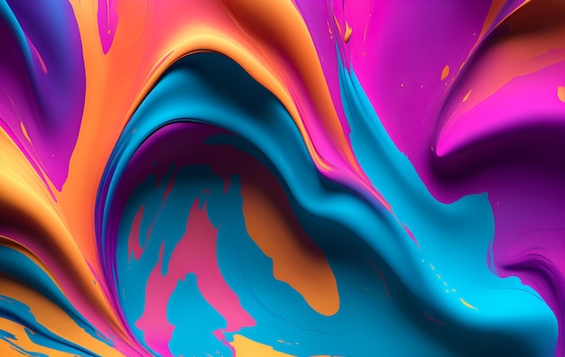 A colorful liquid abstract background