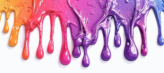 Colorful Liquid Paint Splash