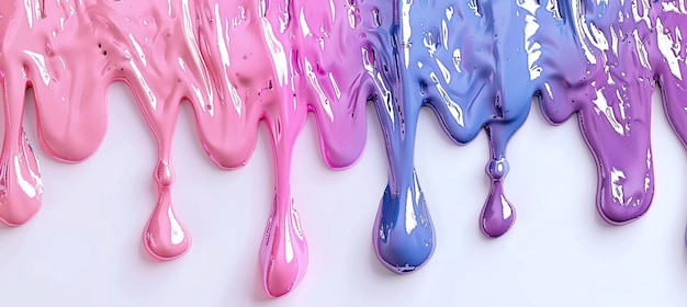 Colorful Liquid Paint Splash