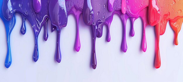 Colorful Liquid Paint Splash