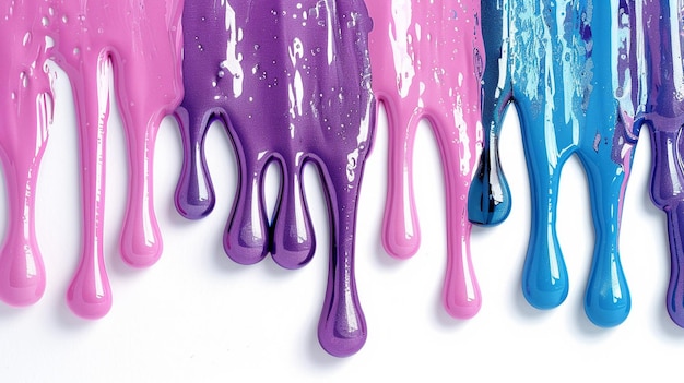 Colorful Liquid Paint Splash