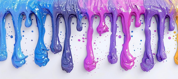 Colorful Liquid Paint Splash