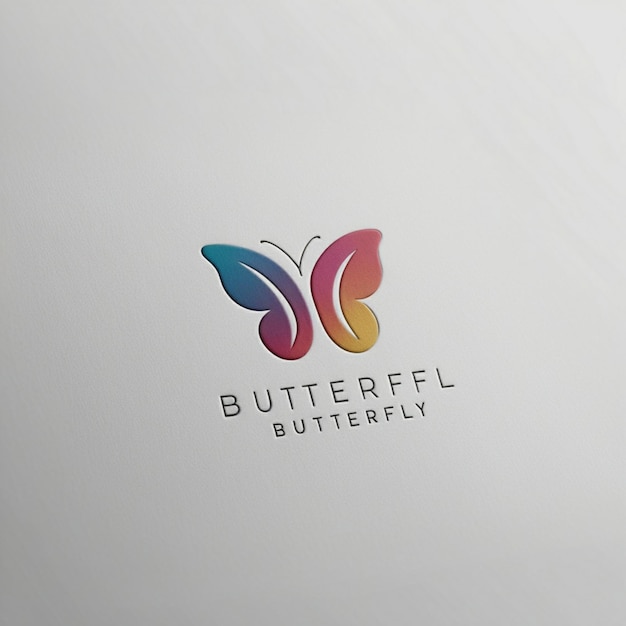 a colorful logo for a butterfly that is called quot butterfly quot