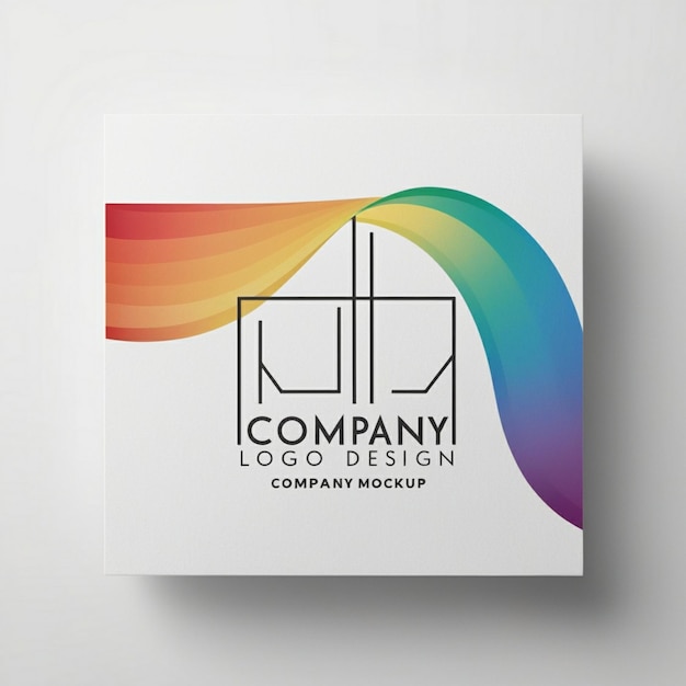 Photo a colorful logo for company company that says  company art design