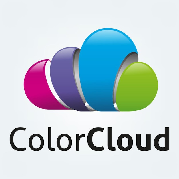 a colorful logo with the words colors in black and green