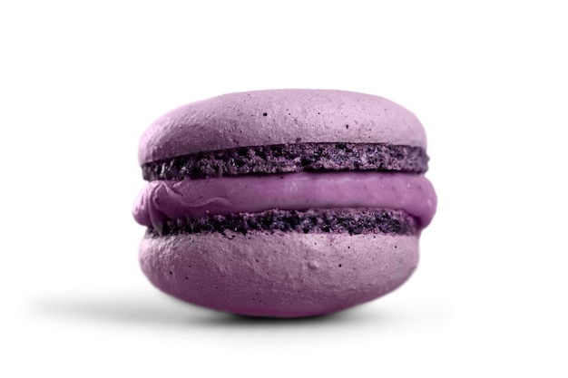 Colorful macaroons collection set of isolation on a white background