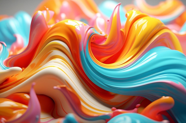 Colorful marble effect background