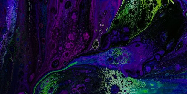 colorful marbling texture creative background with abstract waves, liquid art style painted with oil