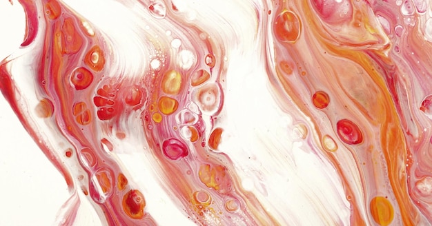 colorful marbling texture creative background with abstract waves, liquid art style painted with oil