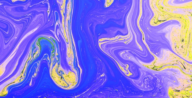 colorful marbling texture creative background with abstract waves, liquid art style painted with oil