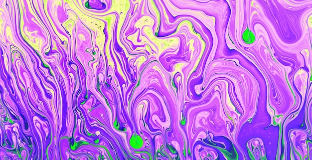 colorful marbling texture creative background with abstract waves, liquid art style painted with oil