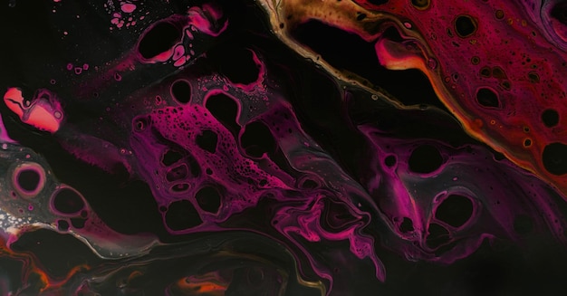 colorful marbling texture creative background with abstract waves, liquid art style painted with oil