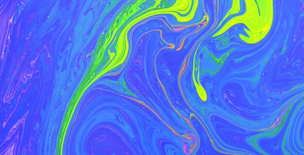 colorful marbling texture creative background with abstract waves liquid art style painted with oil