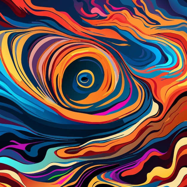 colorful marbling texture creative background with abstract waves liquid art style painted with oil